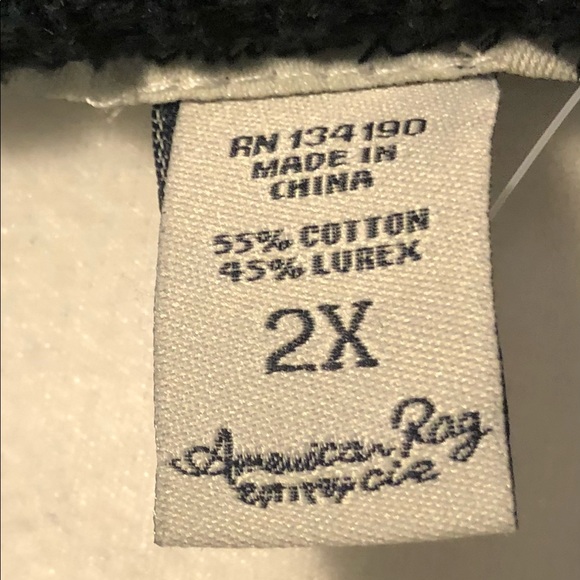 American Rag Light Sweater Plus Sz 2x NWT - Picture 7 of 7
